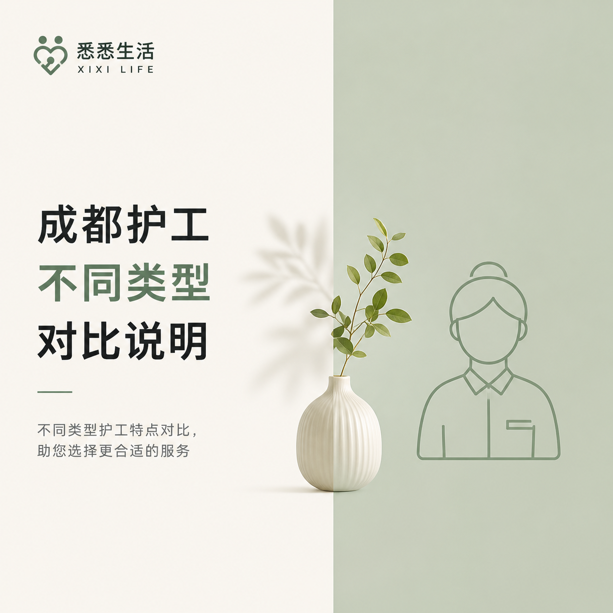 成都护工不同类型对比说明