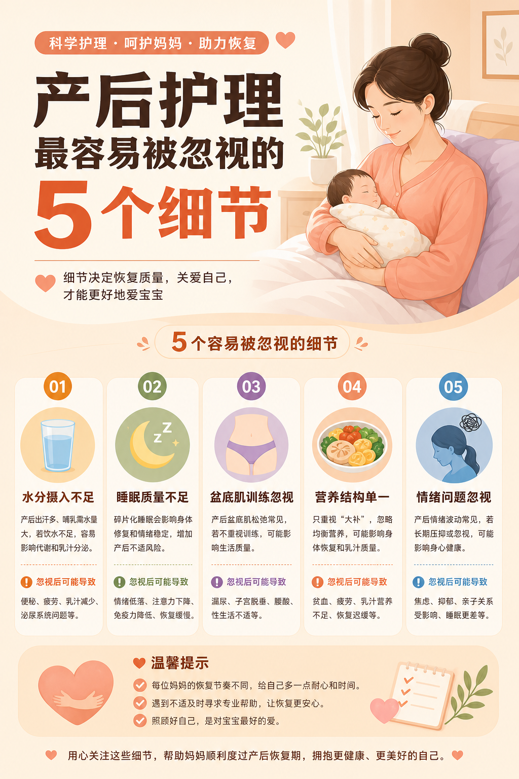 产后护理最容易被忽视的5个细节