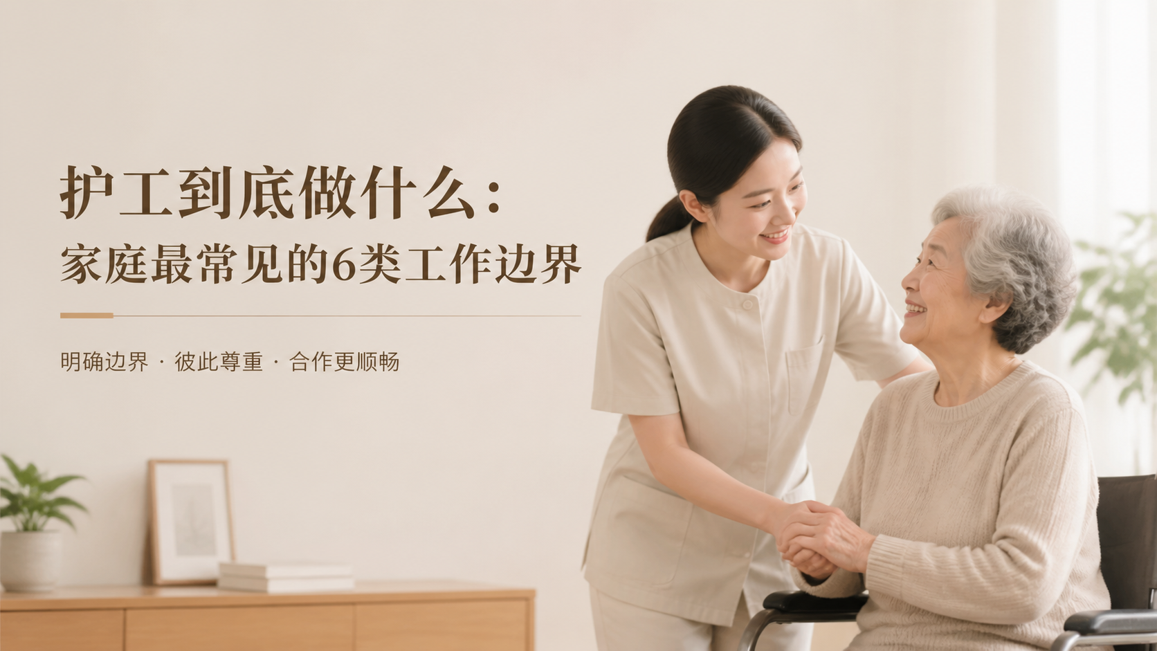 护工到底做什么：家庭最常见的6类工作边界