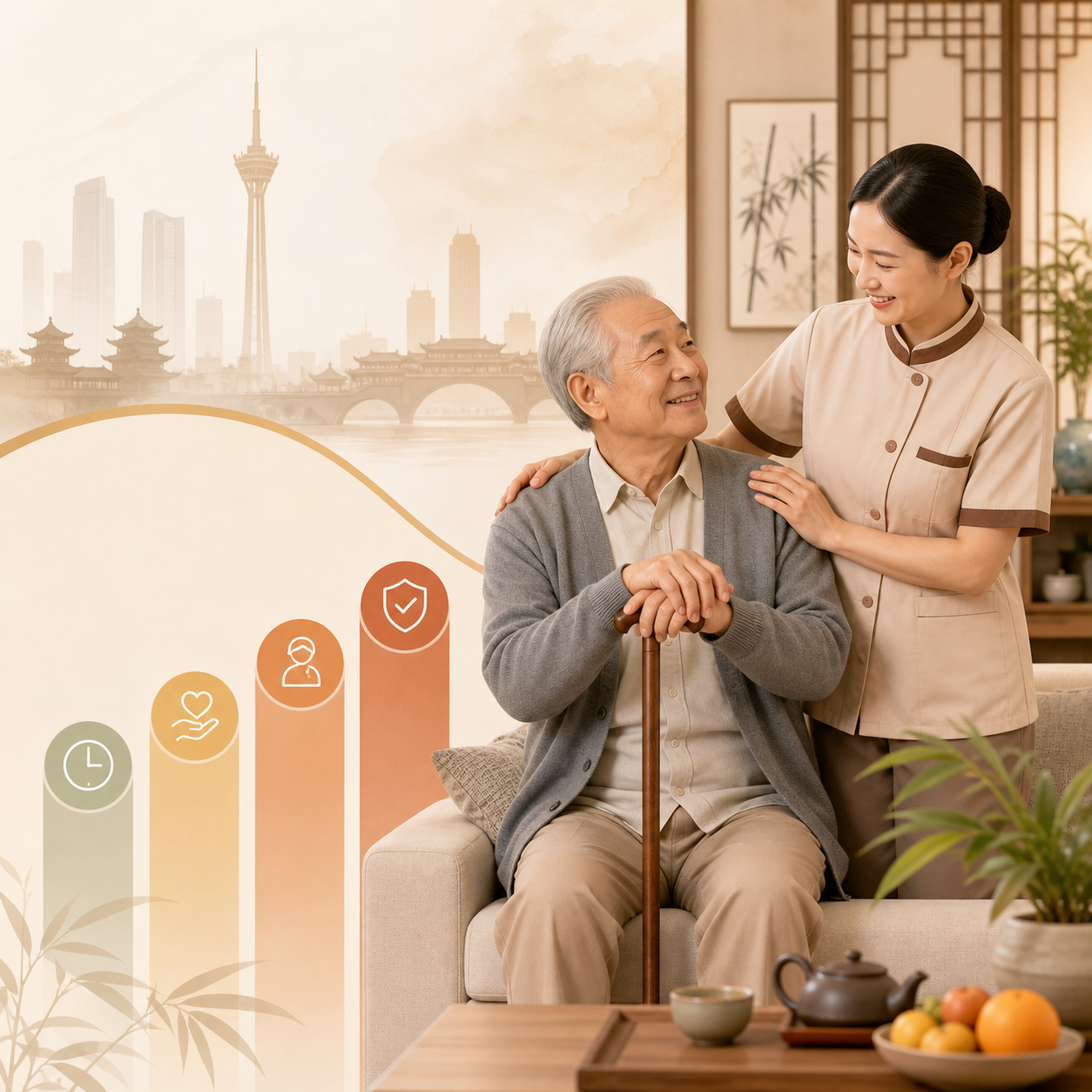 成都老人护工收费标准参考价格