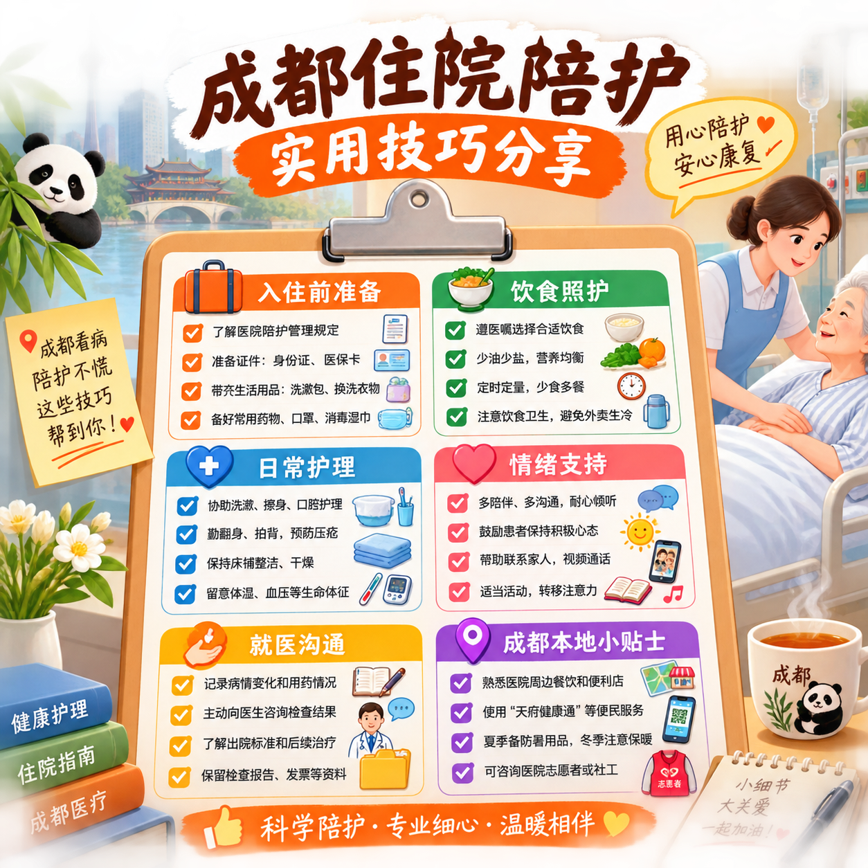 成都住院陪护实用技巧分享