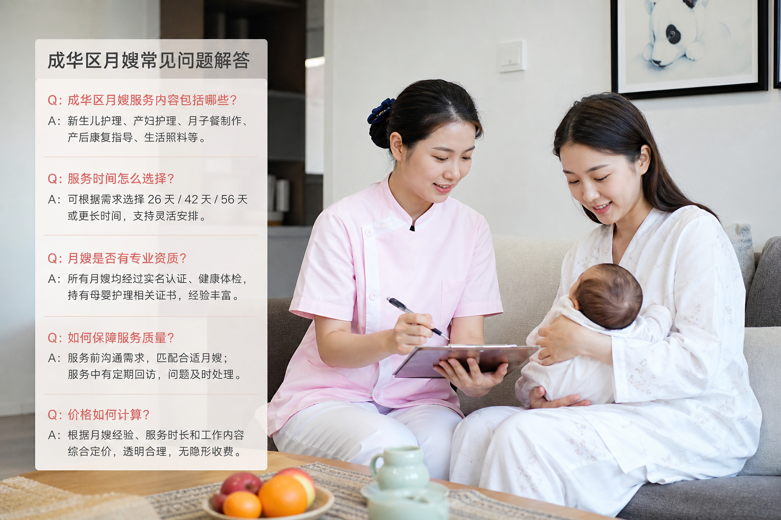 成华区月嫂常见问题解答FAQ