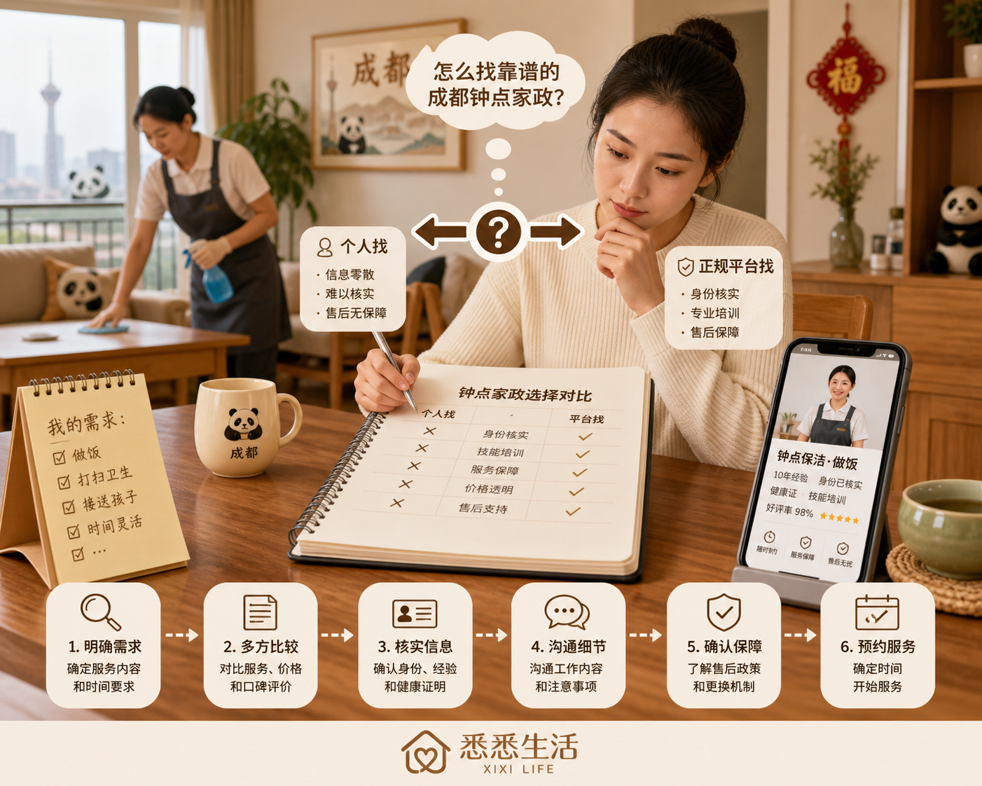 成都钟点家政怎么找？完整攻略指南