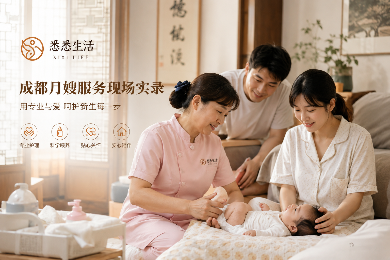 成都月嫂服务现场实录：日常工作