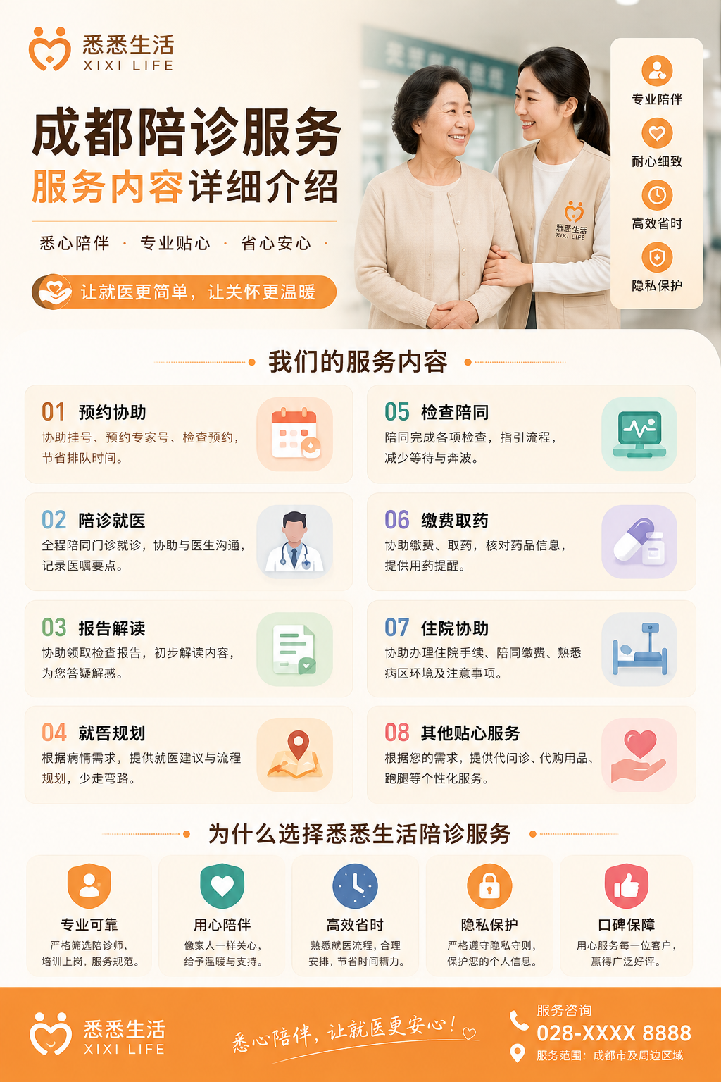 成都陪诊服务服务内容详细介绍