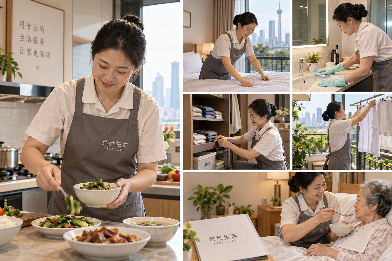 成都住家保姆价格服务现场实录：日常工作