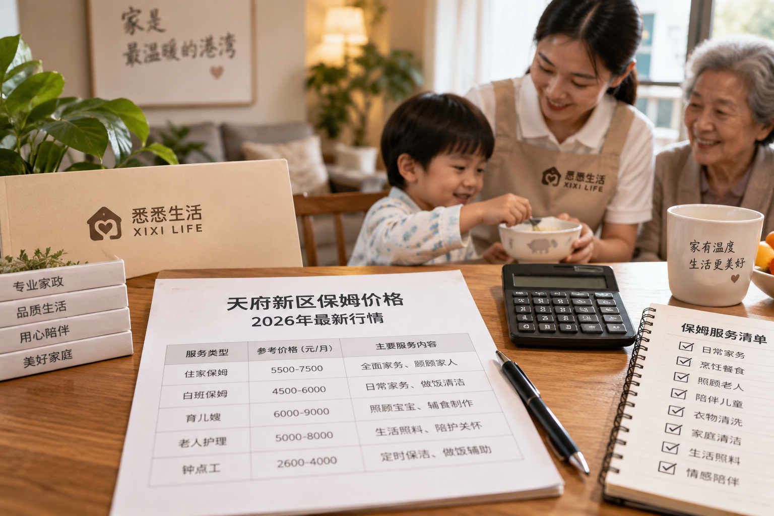 天府新区保姆价格2026年最新行情