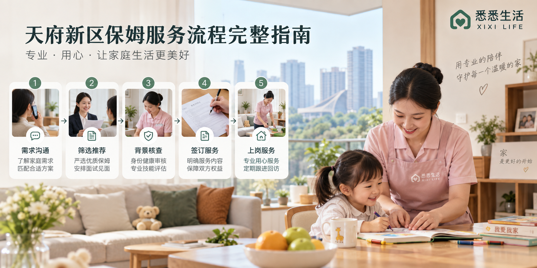 天府新区保姆服务流程完整指南