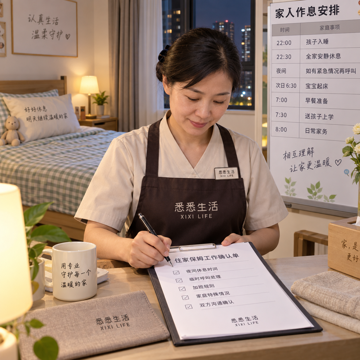 住家保姆夜间边界：休息时间、临时呼叫和加班规则