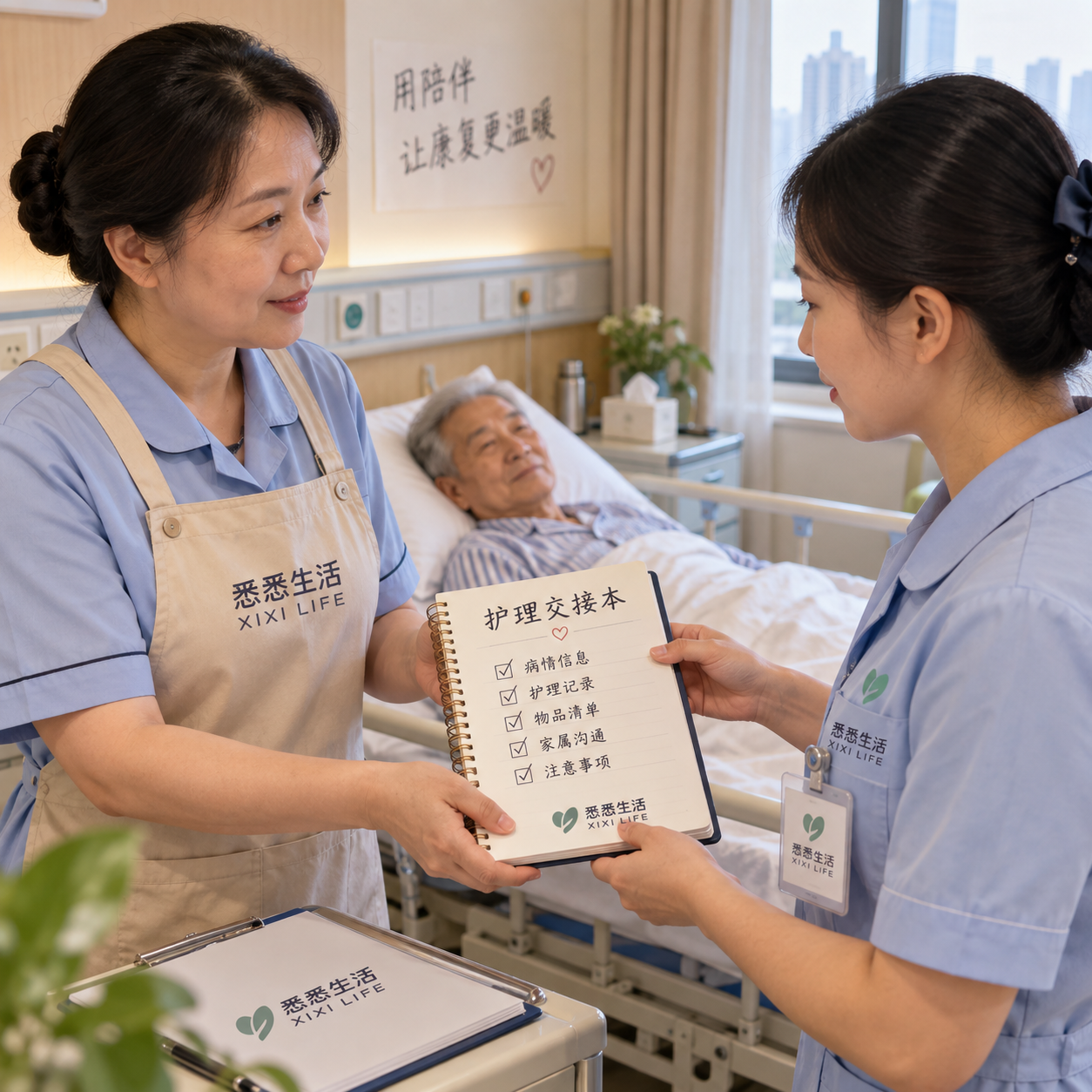 住院陪护交接班怎么做：病情信息、物品和家属沟通