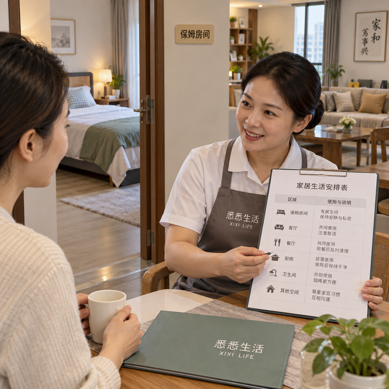 住家保姆房间与公共空间怎么分：生活边界沟通指南
