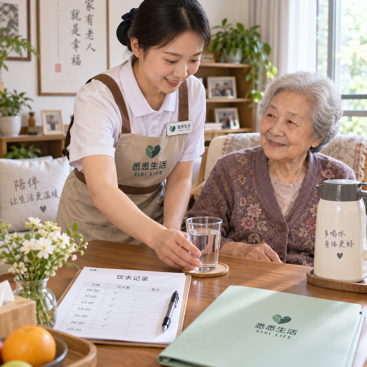 老人照护饮水提醒怎么做：时间记录与个体差异