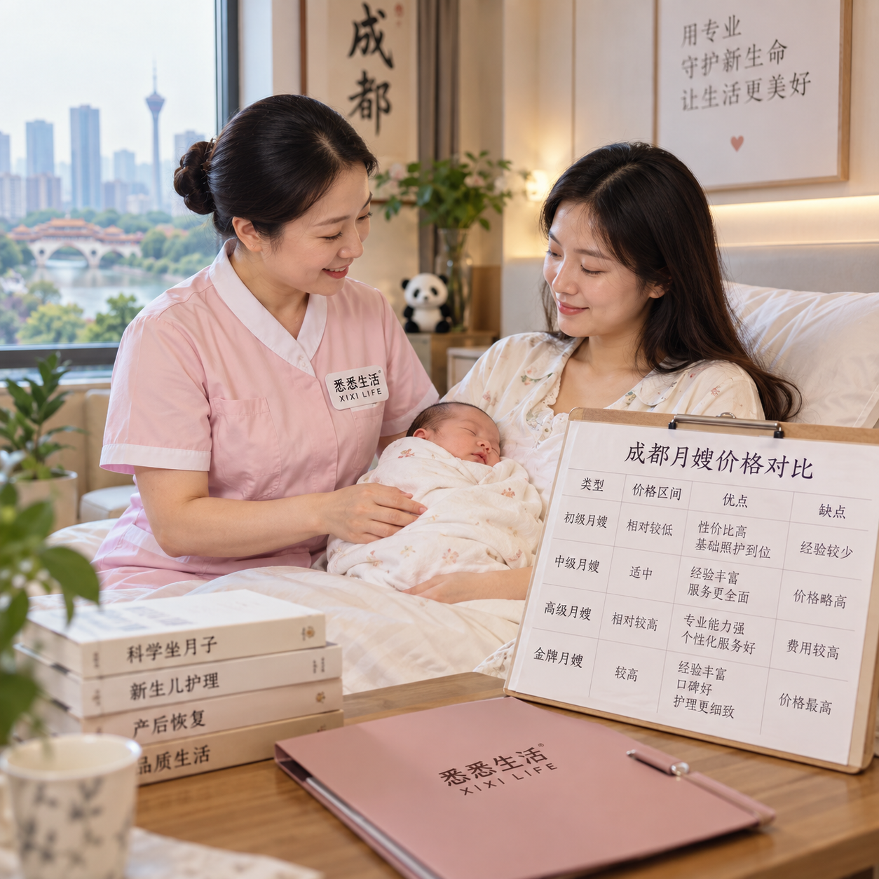 成都月嫂价格对比分析：优缺点详解