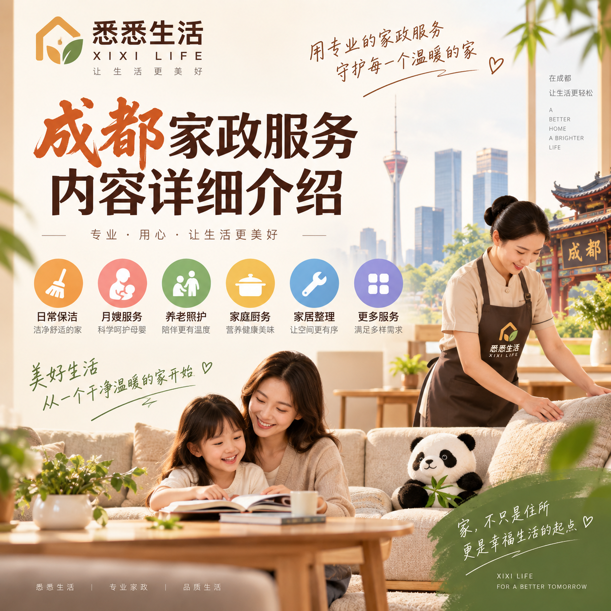 成都家政服务内容详细介绍