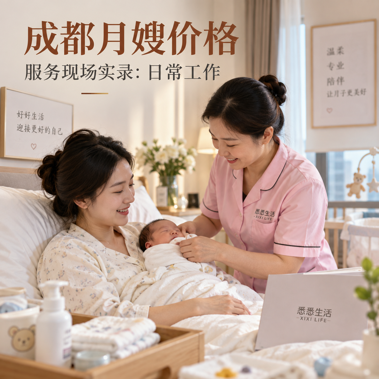 成都月嫂价格服务现场实录：日常工作