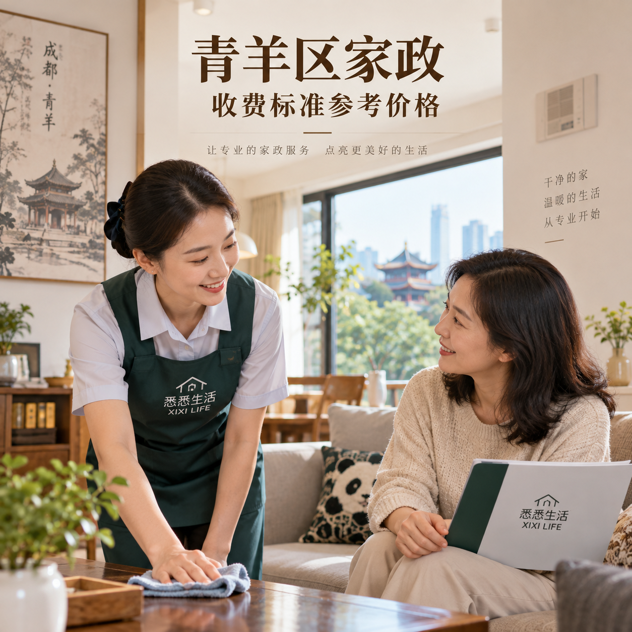 青羊区家政收费标准参考价格