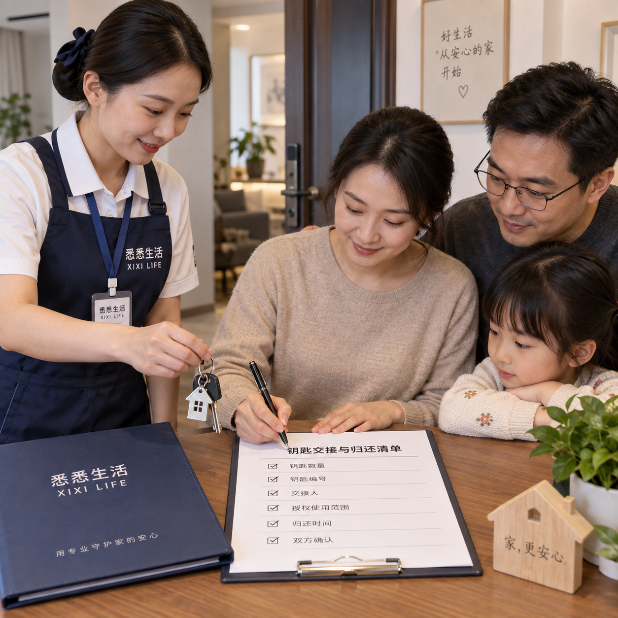 家政服务中的钥匙管理：交接、授权与归还清单