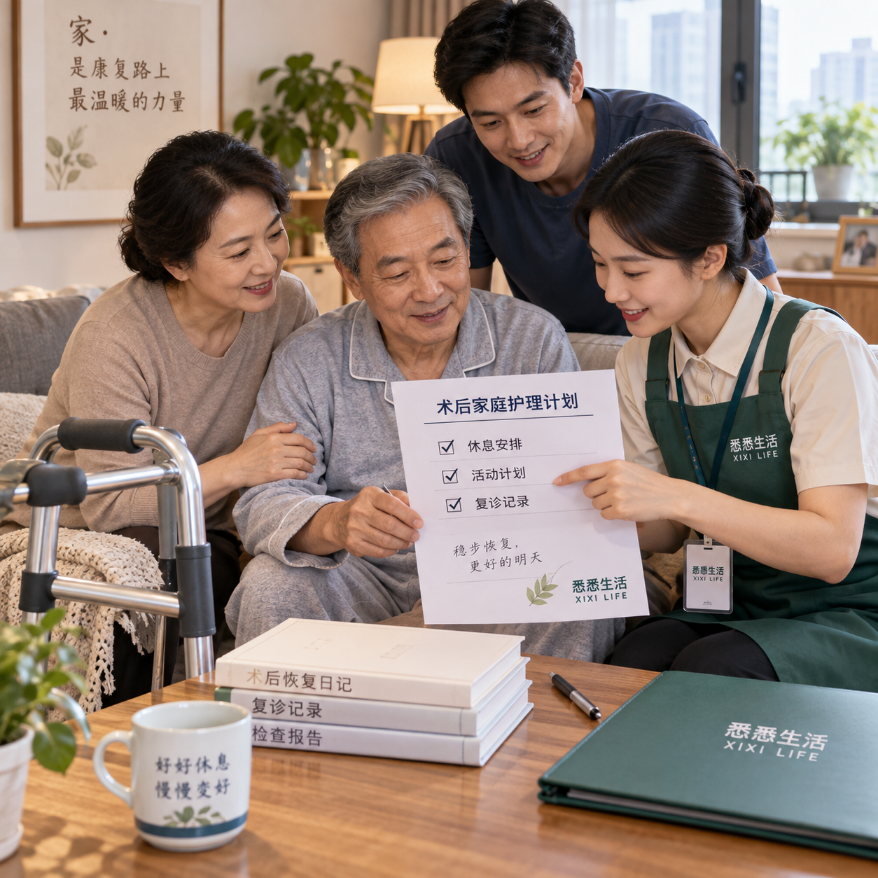 术后家庭护理怎么安排：休息、活动与复诊记录