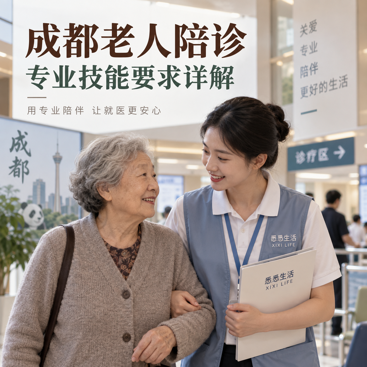 成都老人陪诊专业技能要求详解