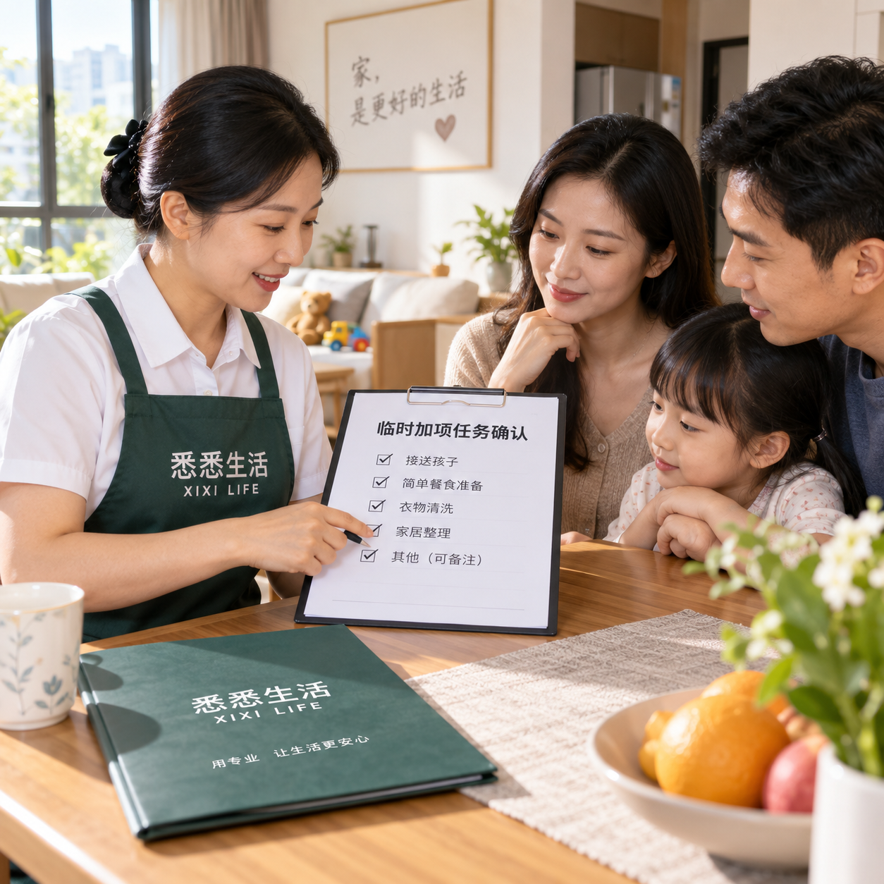 白班保姆临时加项怎么处理：任务确认与费用沟通