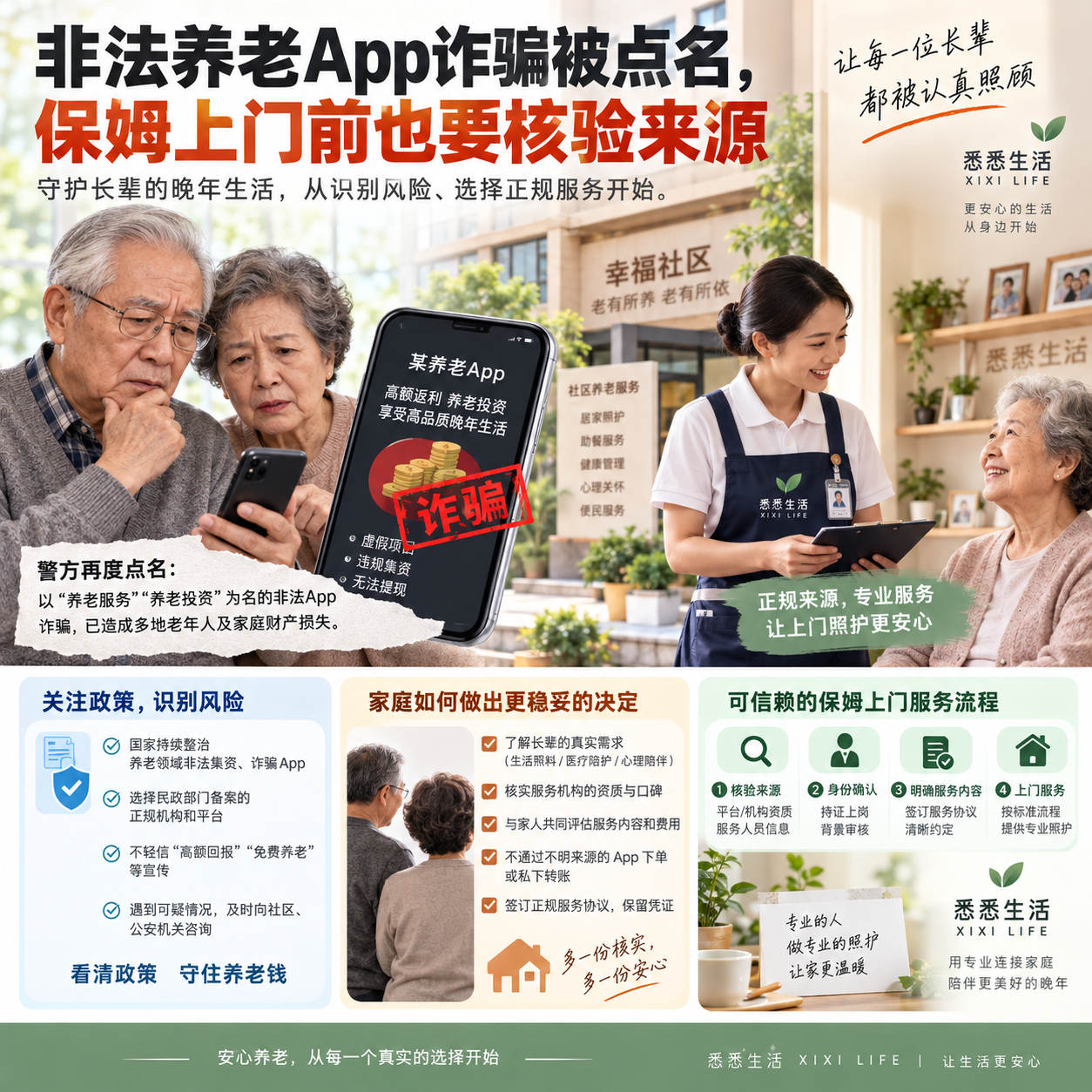 非法养老App诈骗被点名，保姆上门前也要核验来源