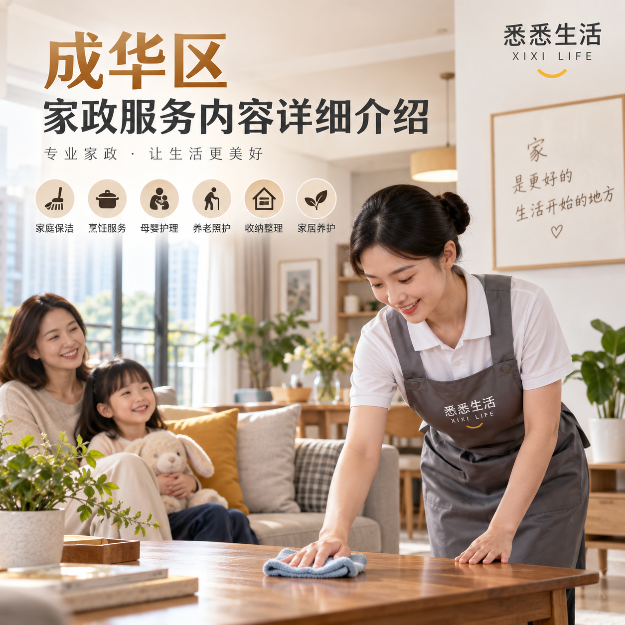 成华区家政服务内容详细介绍