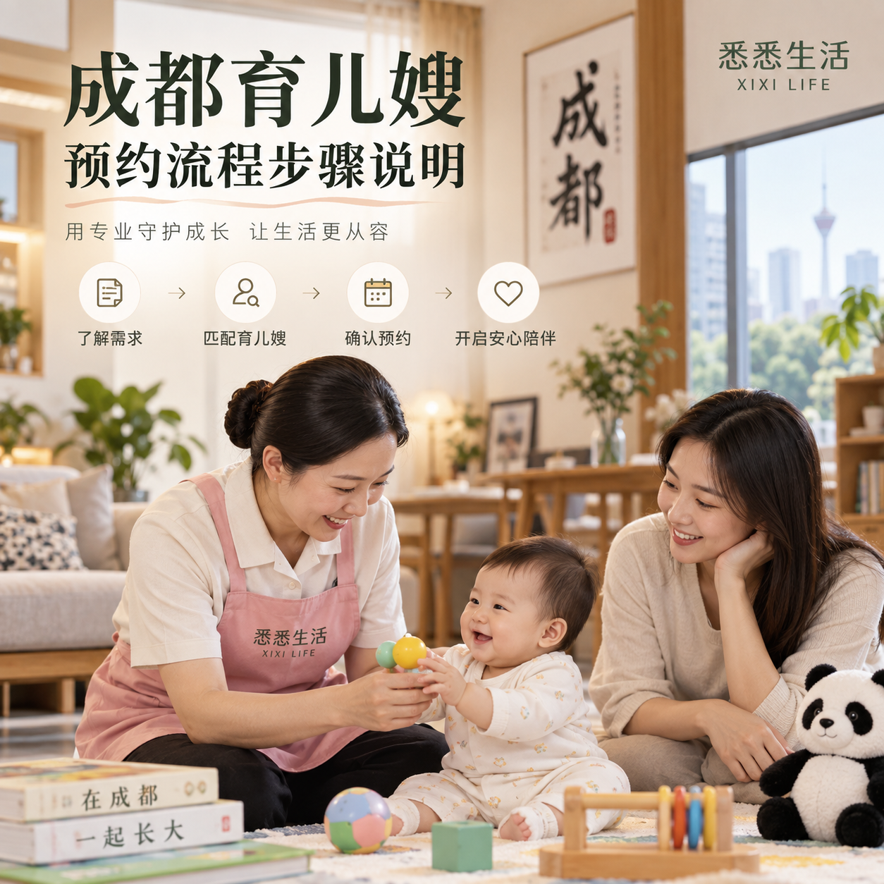 成都育儿嫂预约流程步骤说明
