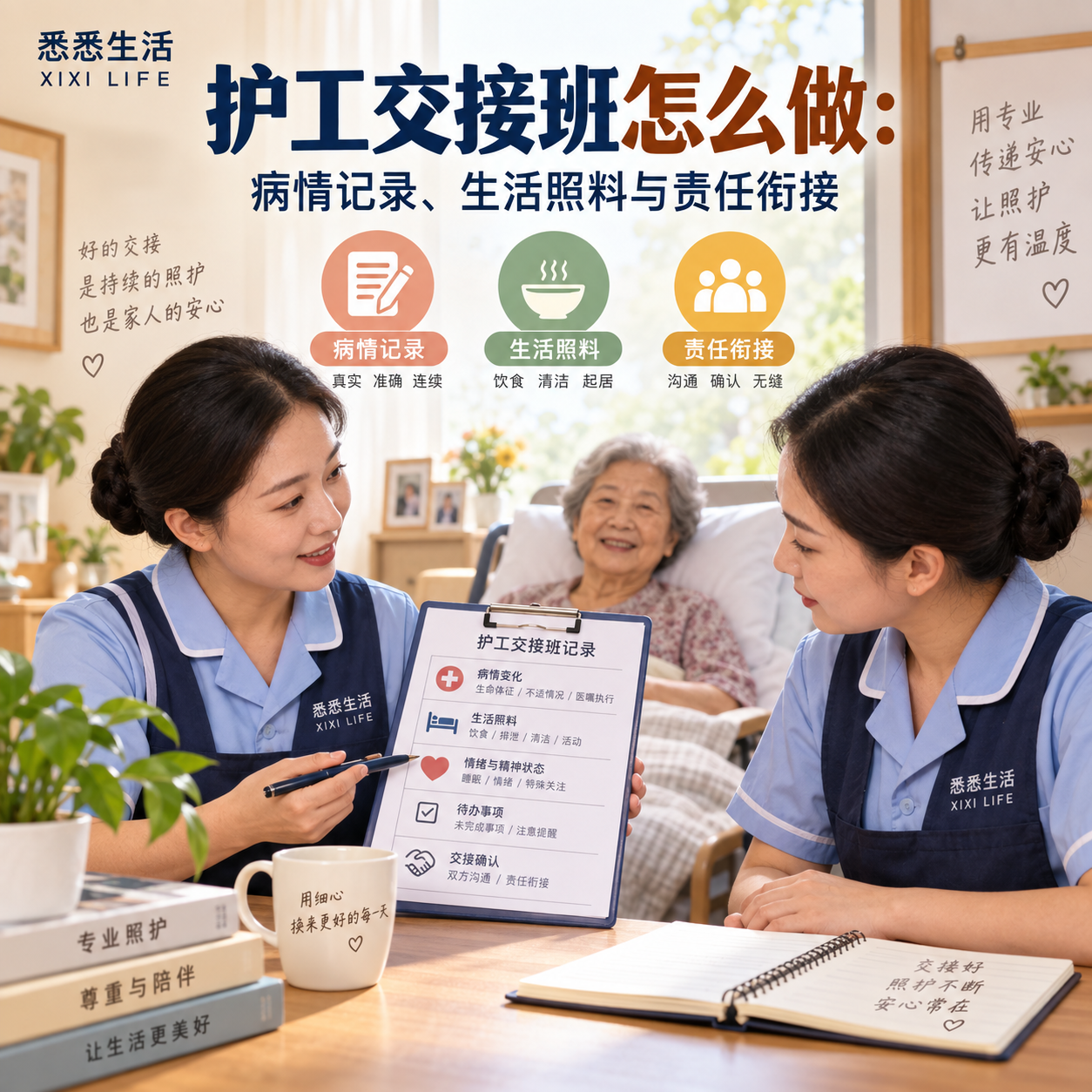护工交接班怎么做：病情记录、生活照料与责任衔接