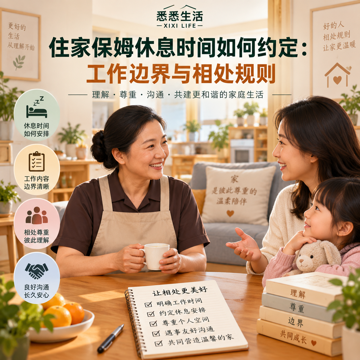 住家保姆休息时间如何约定：工作边界与相处规则