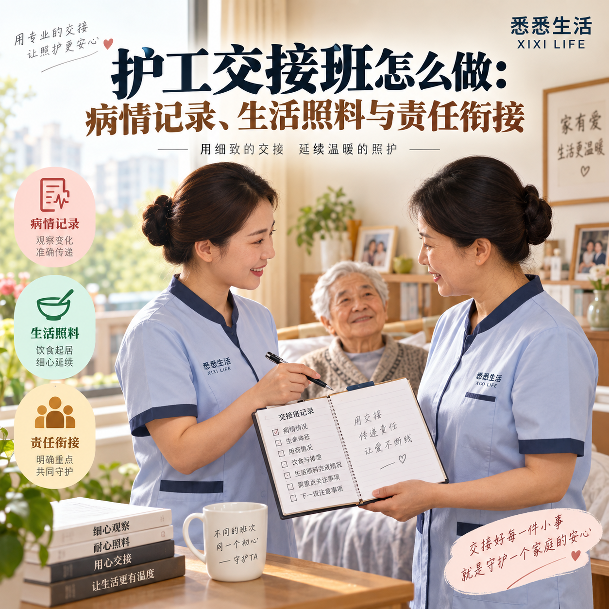 护工交接班怎么做：病情记录、生活照料与责任衔接