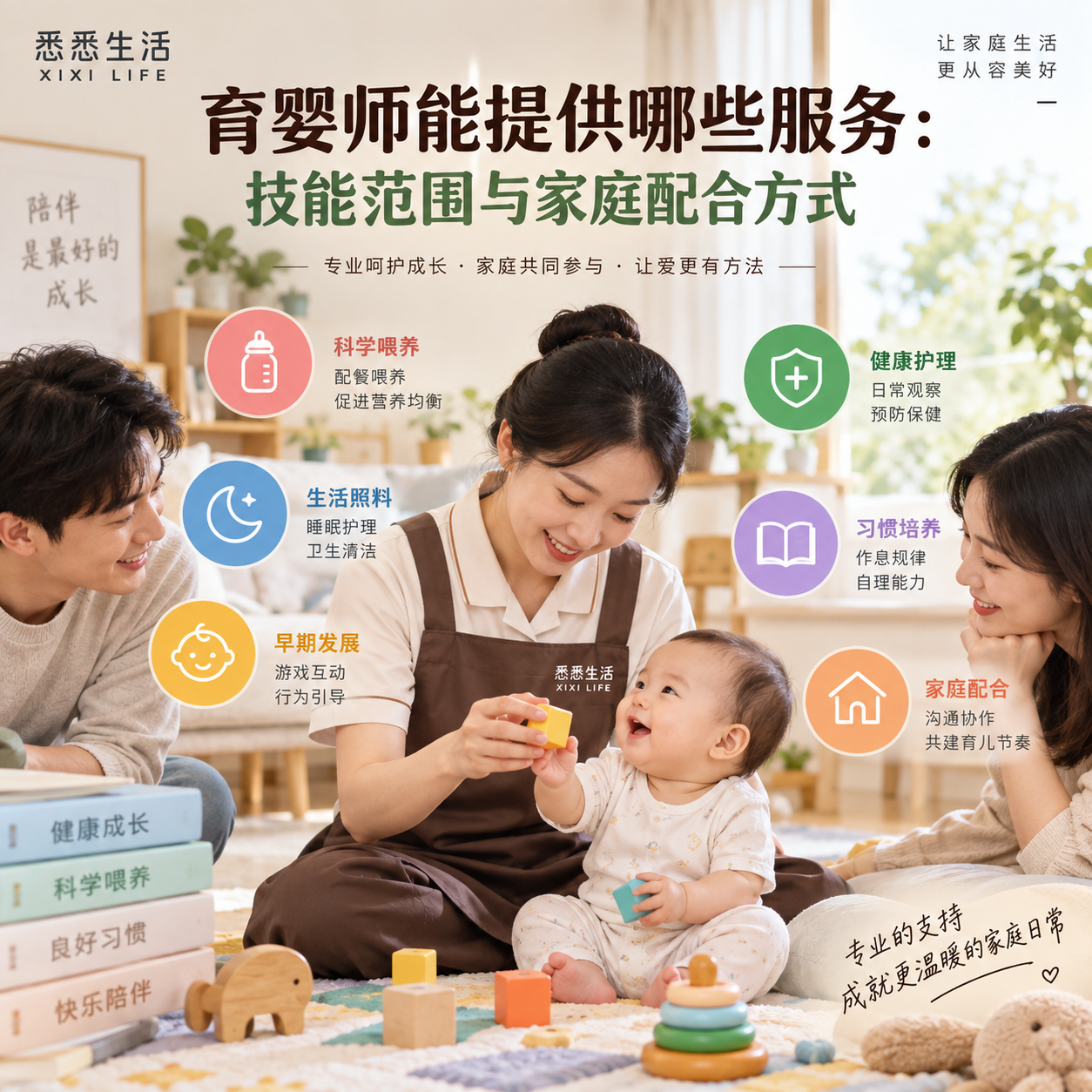 育婴师能提供哪些服务：技能范围与家庭配合方式