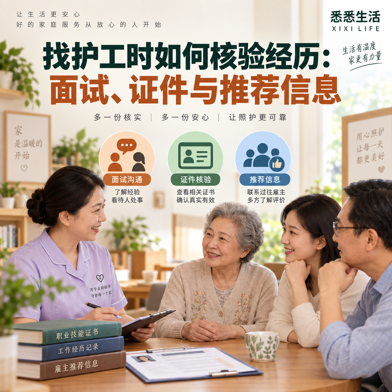 找护工时如何核验经历：面试、证件与推荐信息
