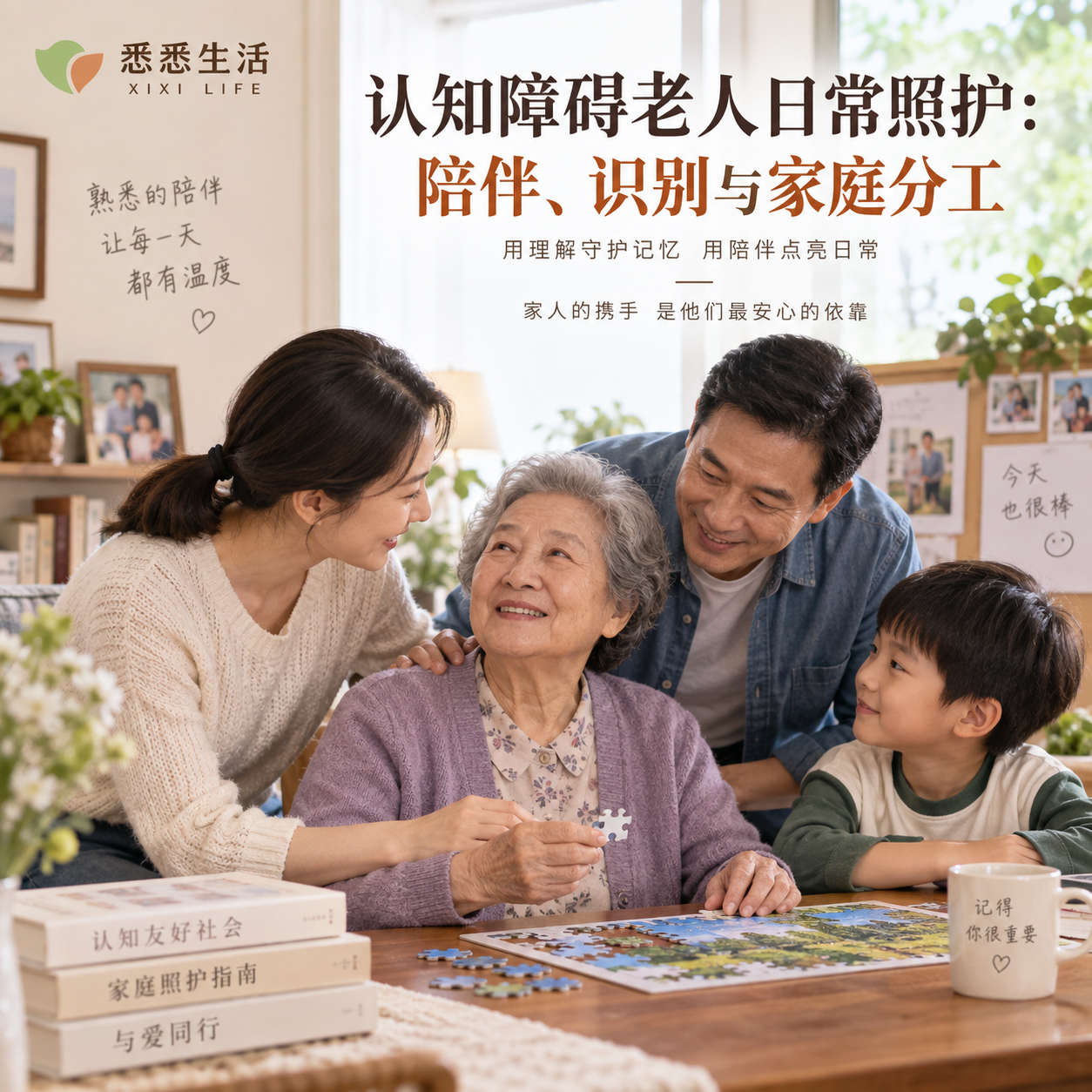 认知障碍老人日常照护：陪伴、识别与家庭分工