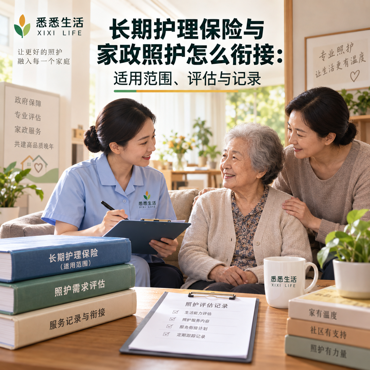 长期护理保险与家政照护怎么衔接：适用范围、评估与记录