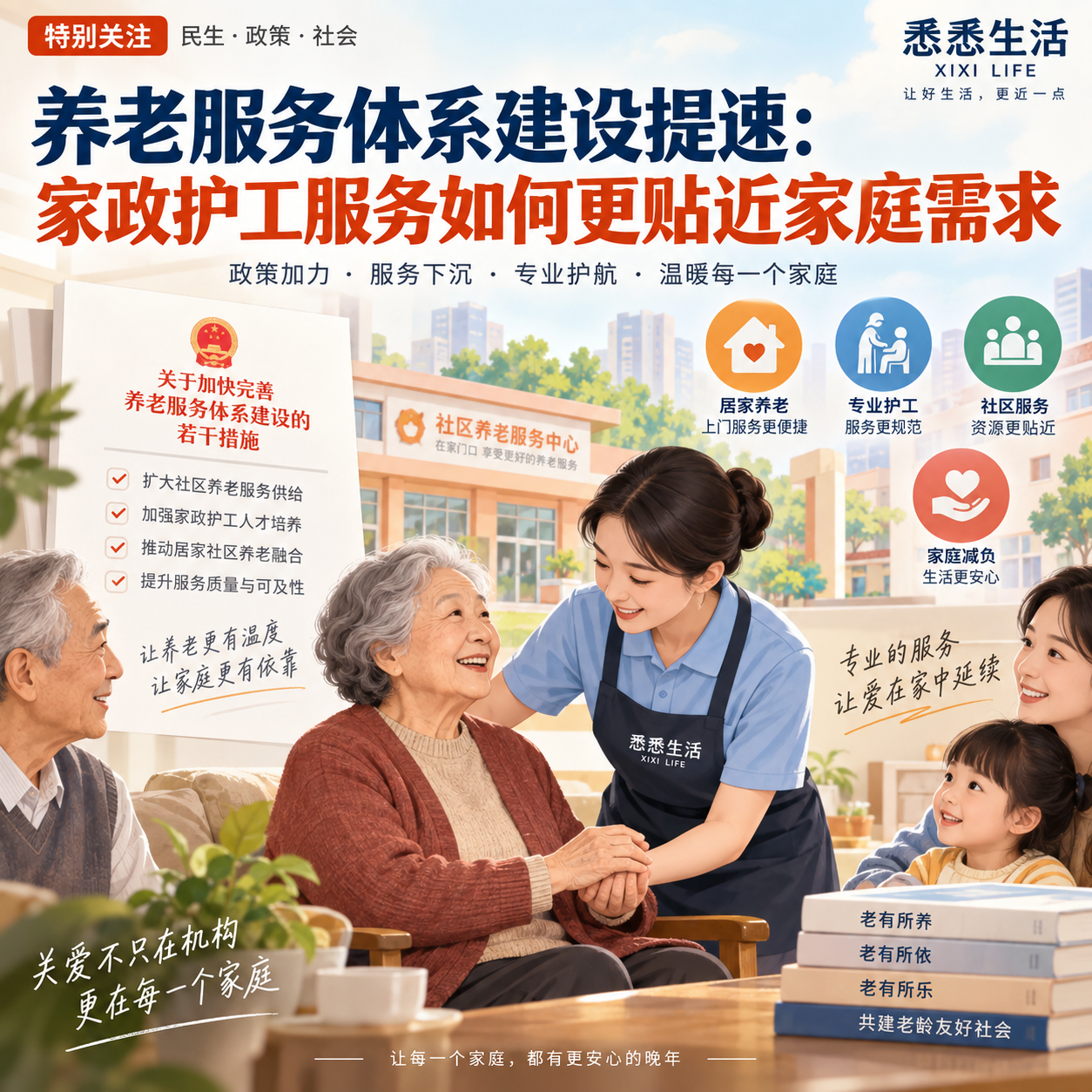 养老服务体系建设提速：家政护工服务如何更贴近家庭需求