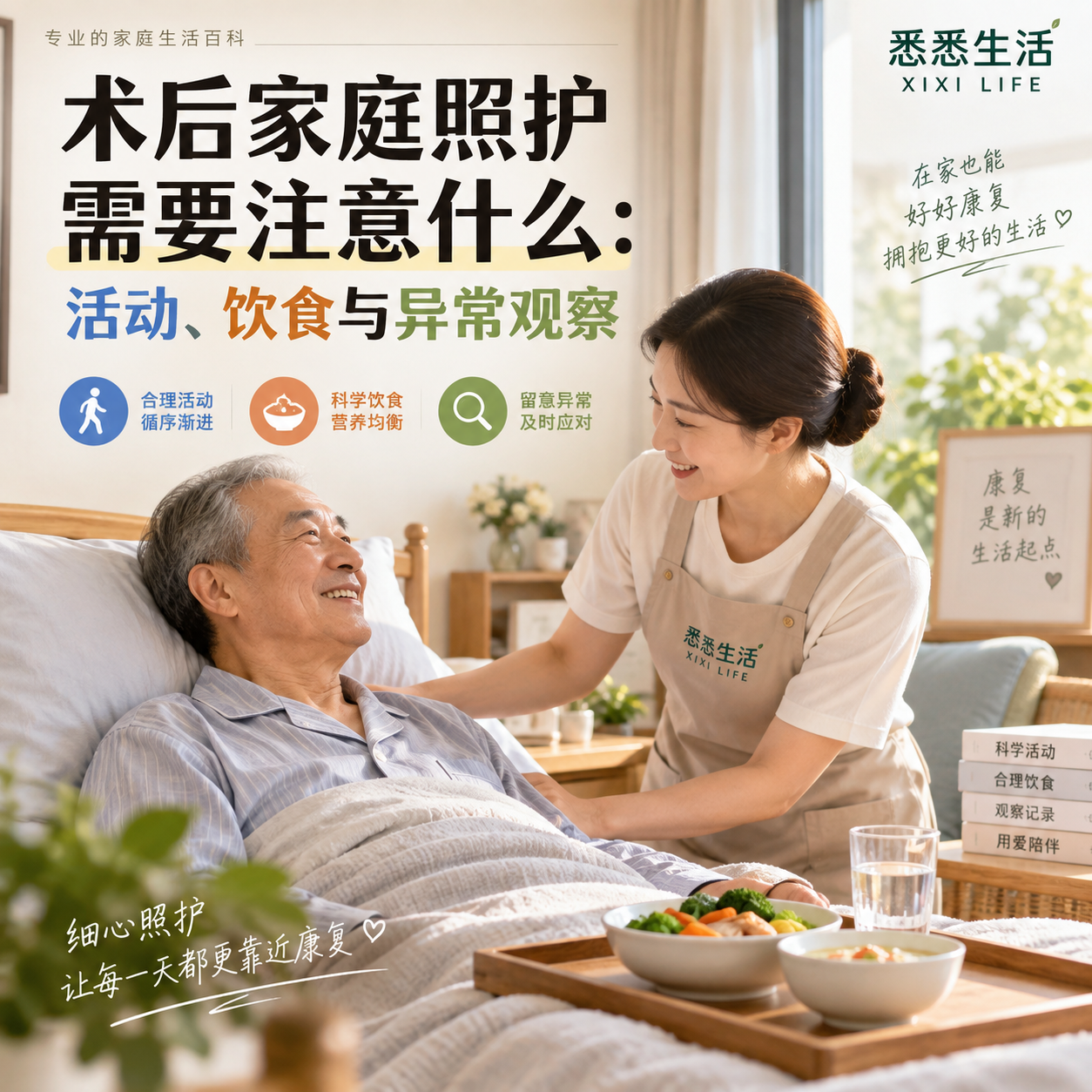 术后家庭照护需要注意什么：活动、饮食与异常观察