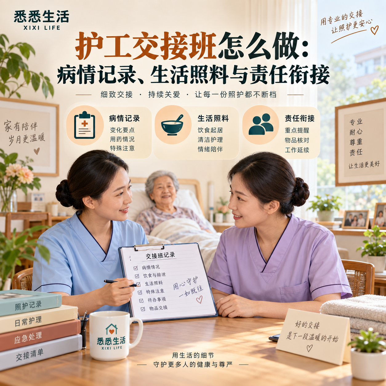 护工交接班怎么做：病情记录、生活照料与责任衔接