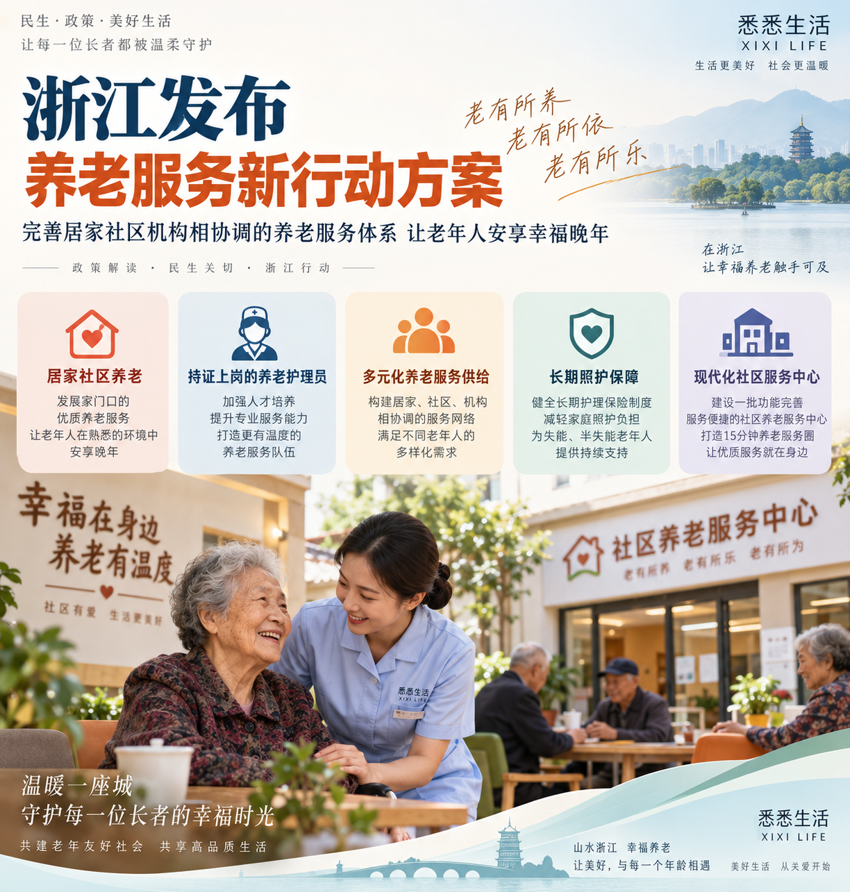 浙江养老新规划释放信号：持证护理员与居家养老服务将更受关注