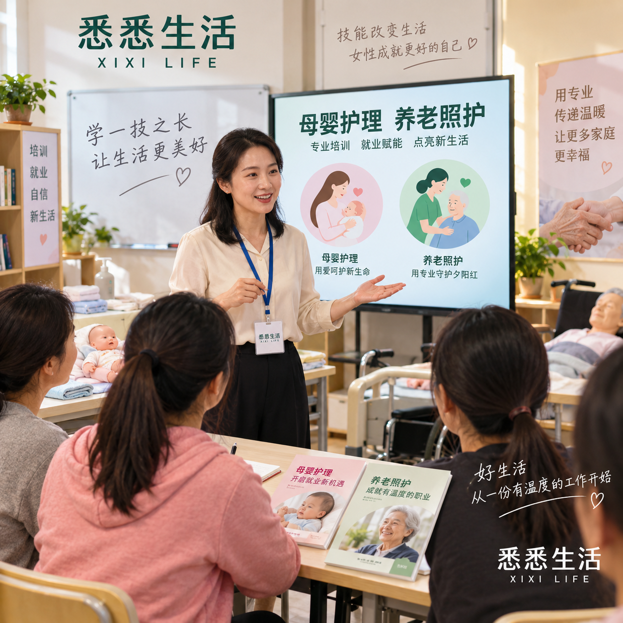 从月嫂到养老护理：自贡家政公益课释放哪些就业与服务信号