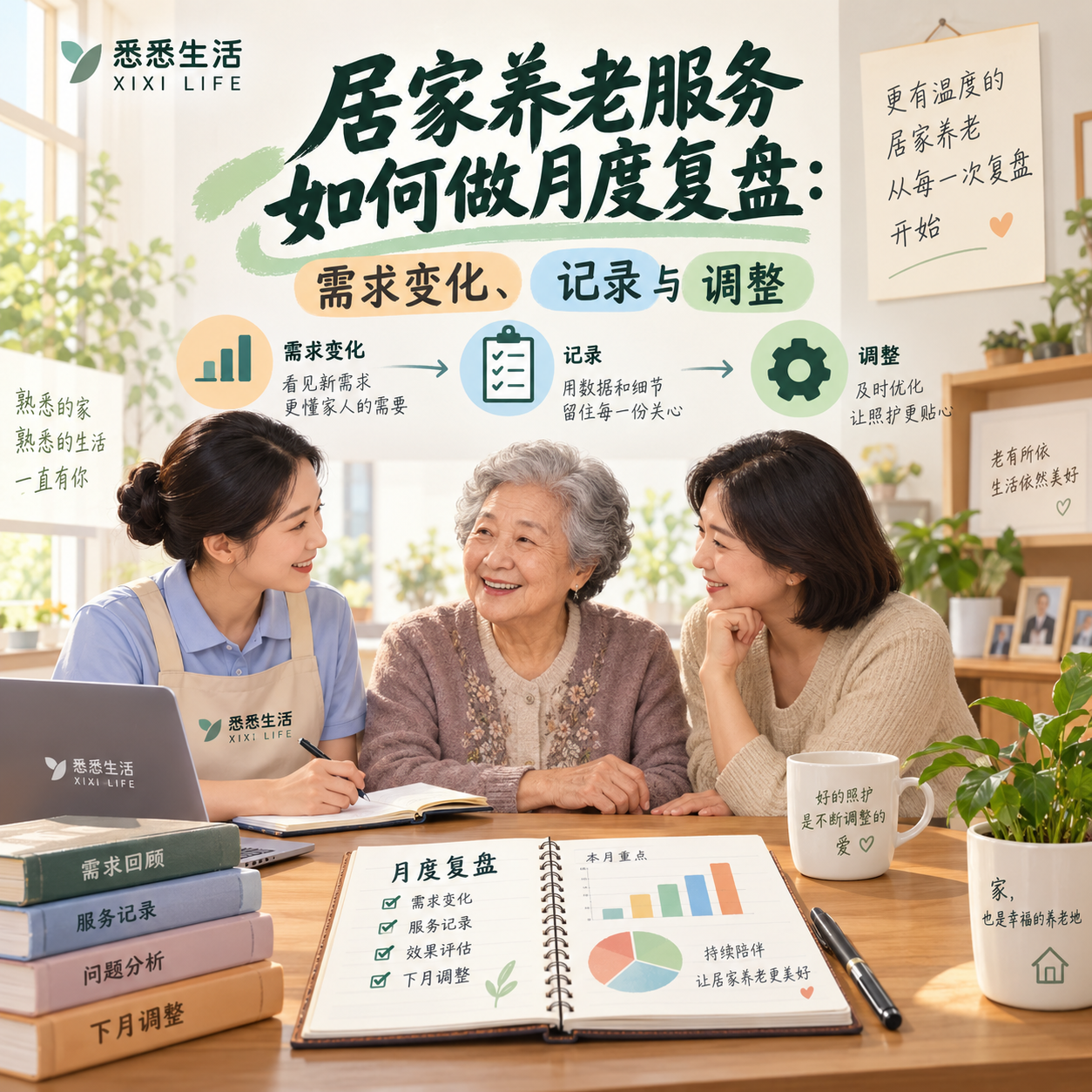 居家养老服务如何做月度复盘：需求变化、记录与调整