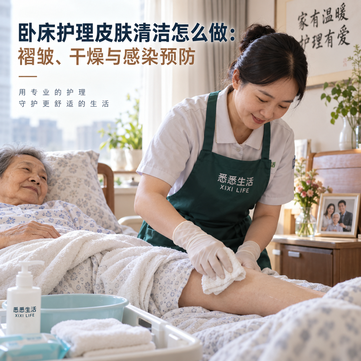 卧床护理皮肤清洁怎么做：褶皱、干燥与感染预防