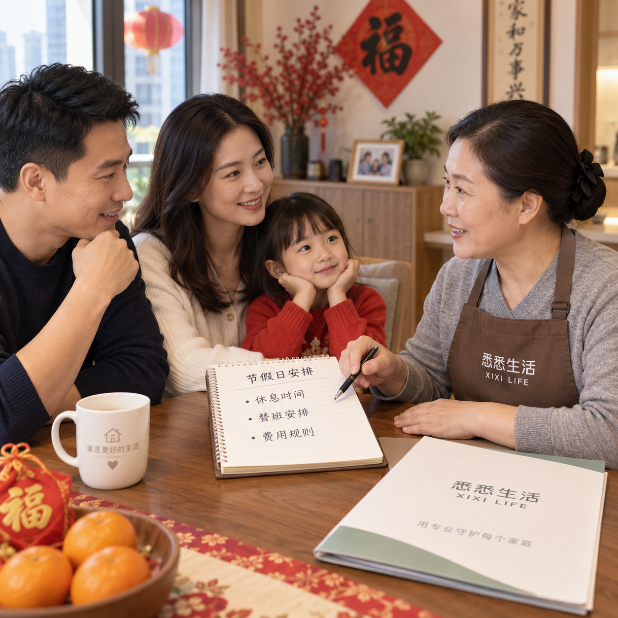 住家保姆节假日安排怎么谈：休息、替班与费用规则