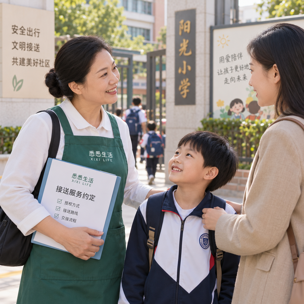 白班保姆接送孩子怎么约定：授权、路线与交接