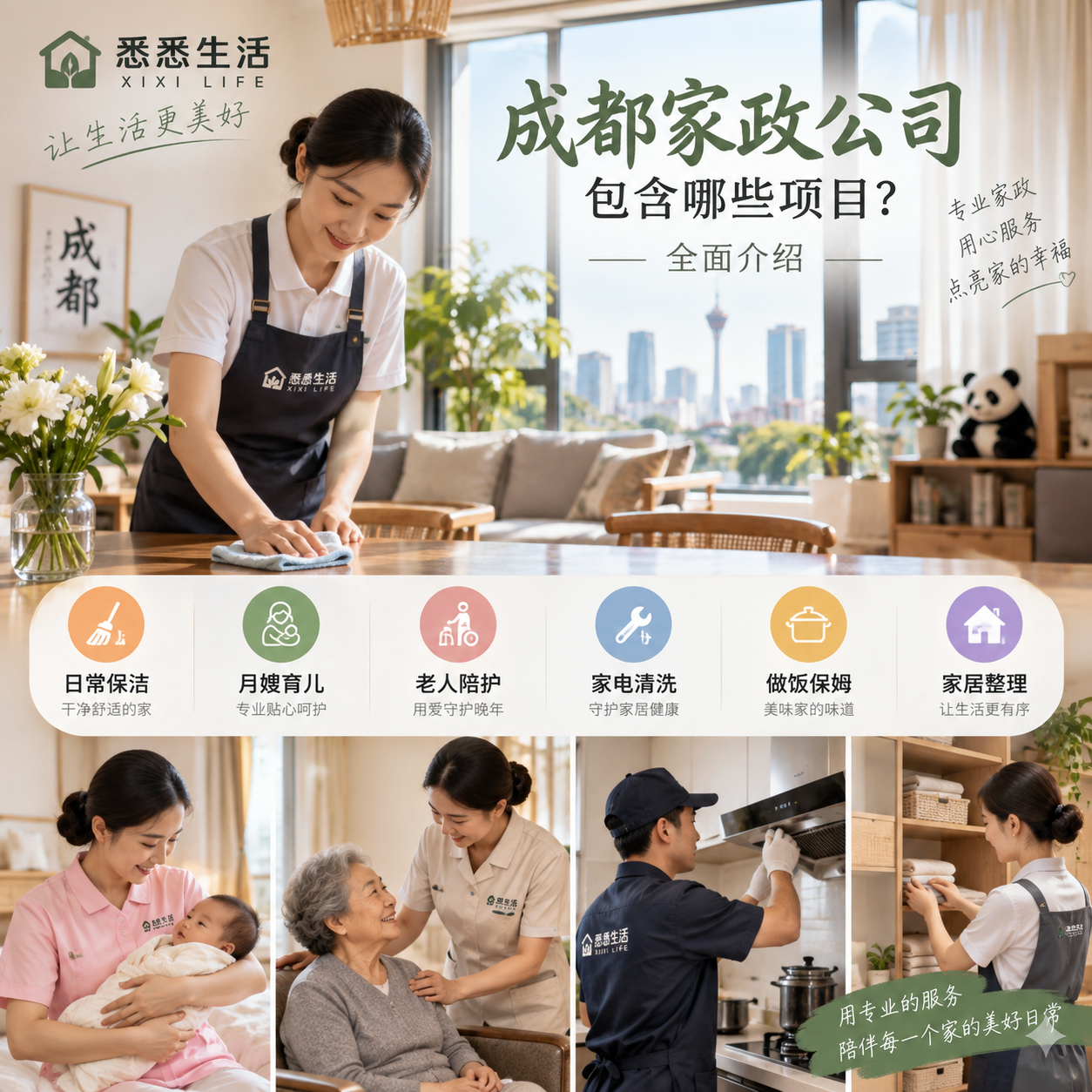 成都家政公司包含哪些项目？全面介绍