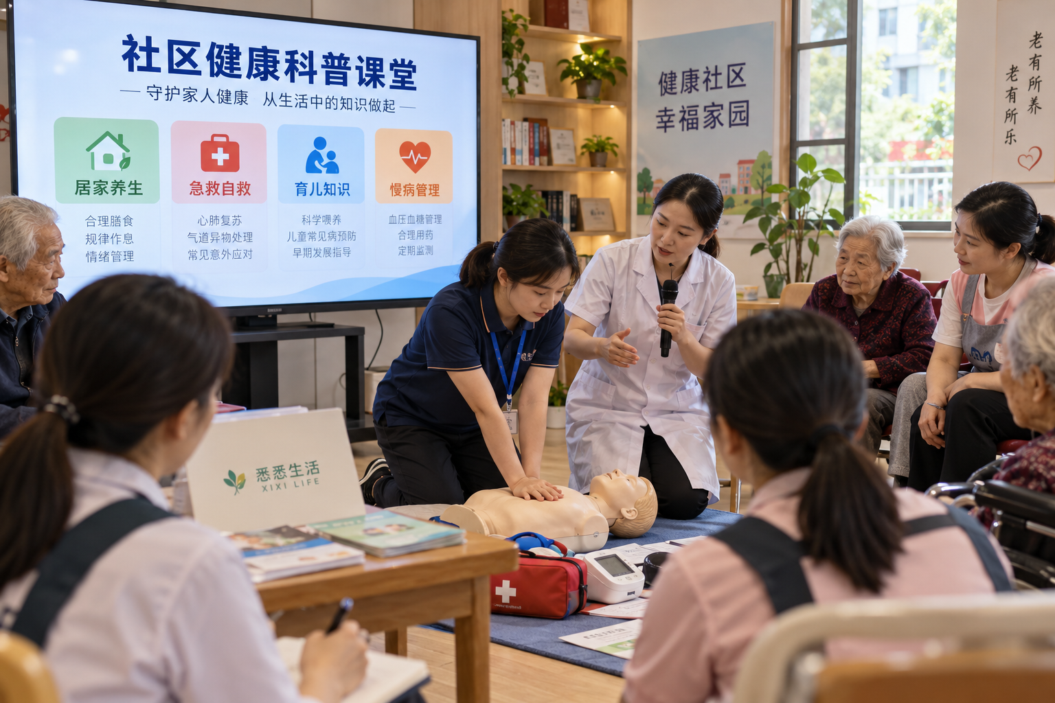 健康科普进社区：家政陪诊与老人照护服务需要补上哪些知识课