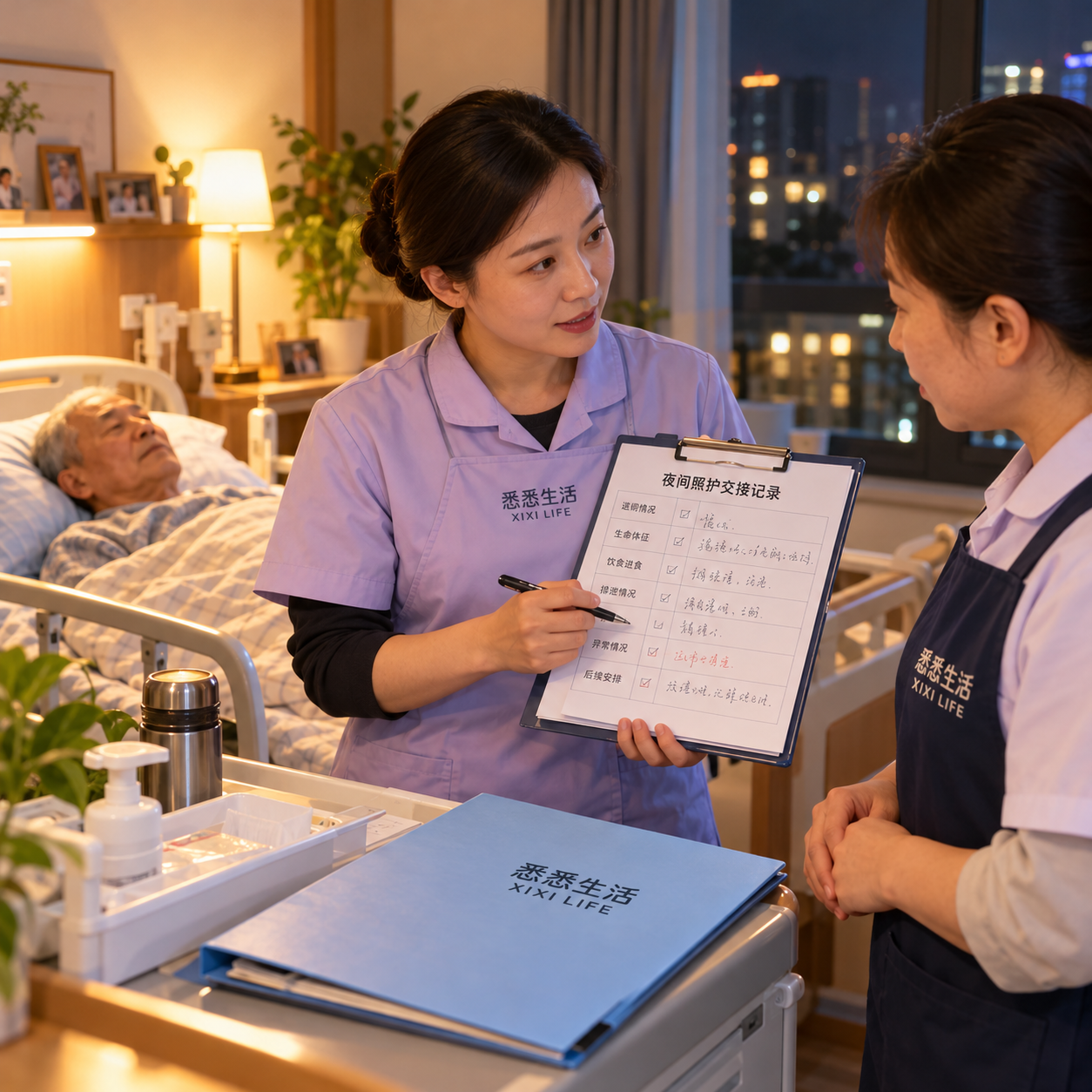 护工夜间照护交接怎么做：巡视、记录与异常升级