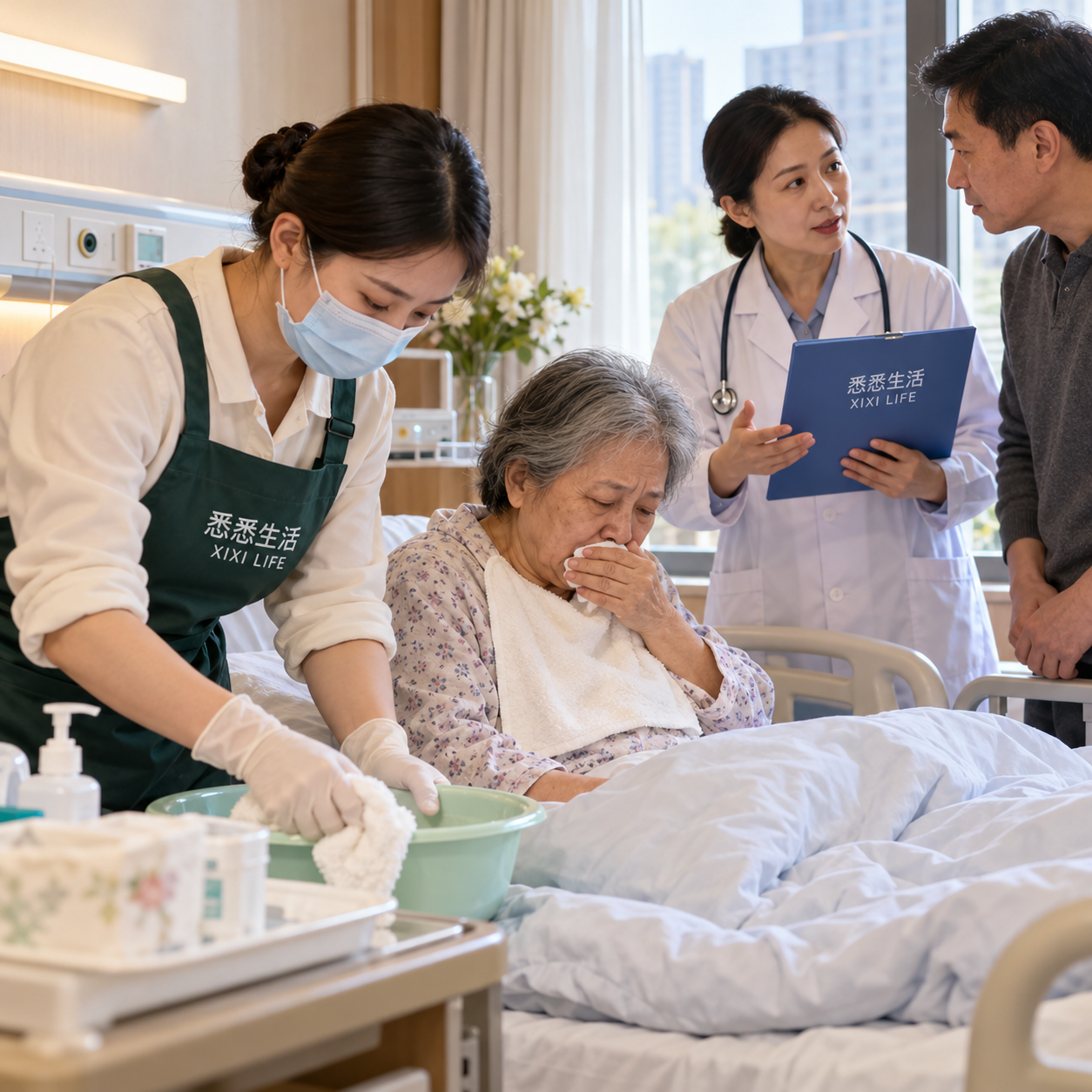 病人护理呕吐后怎么处理：清洁、观察与就医沟通
