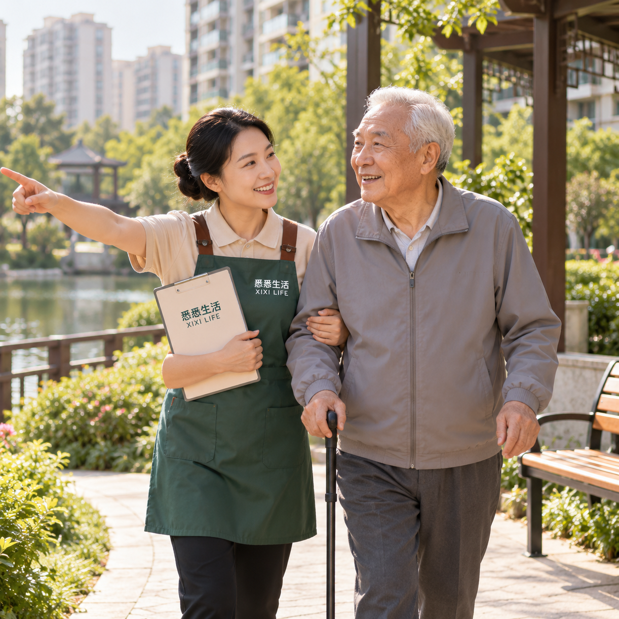 老人陪同散步怎么规划：时间、路线与身体信号