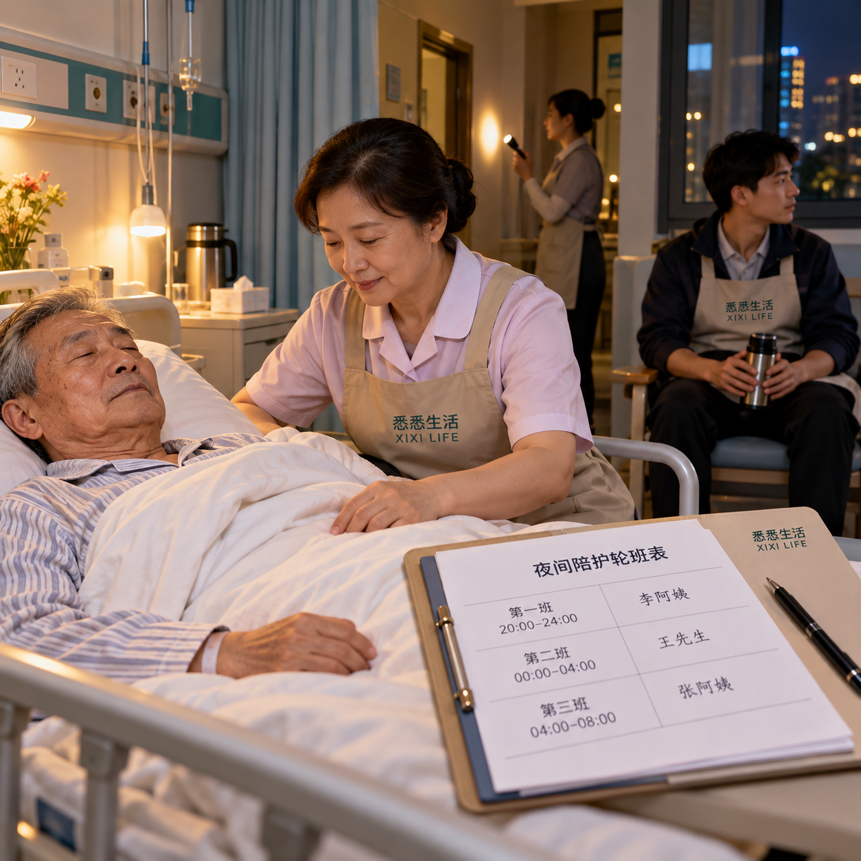 住院陪护夜间休息怎么安排：轮班、巡视与安全边界