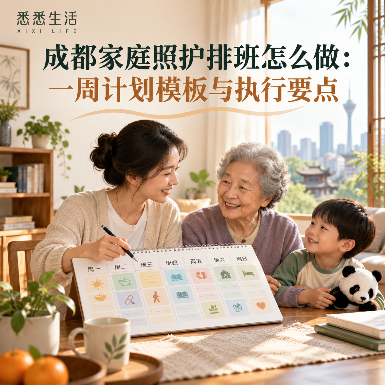 成都家庭照护排班怎么做：一周计划模板与执行要点